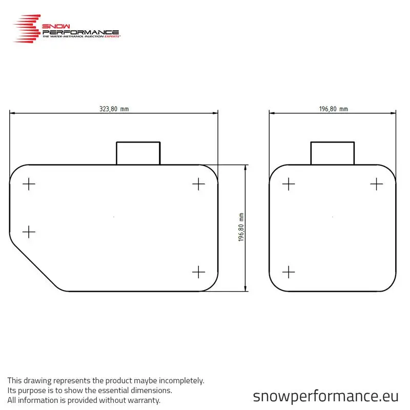 Snow Performance Wassereinspritzung 9.5L Tank-Einbauset - Proline 2
