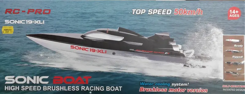 Sonic 19-Xli - High Speed Brushless Racing Boat 1
