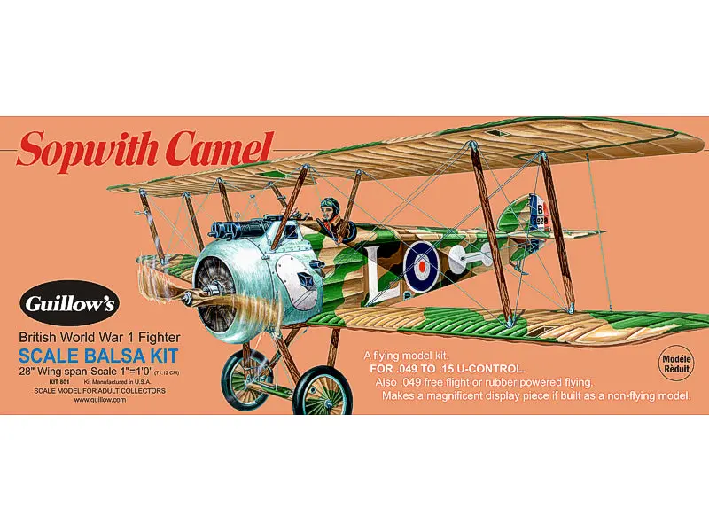 Sopwith Camel 28" Wing Span 1
