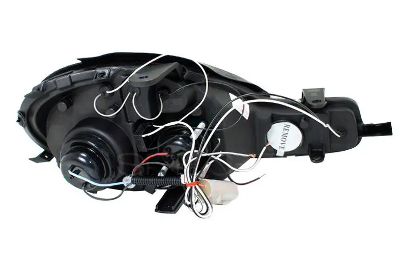 Spec-D 00-02 Dodge Neon Halo Projector Headlights Chrome 2