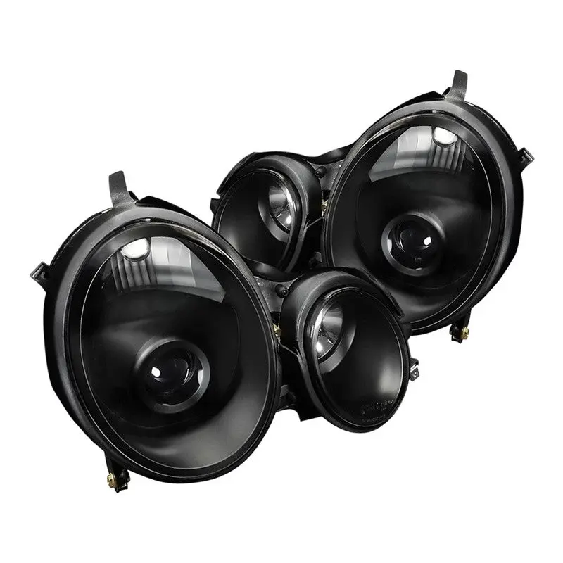 Spec-D 00-02 Mercedes W210 E Class Black Projector 1