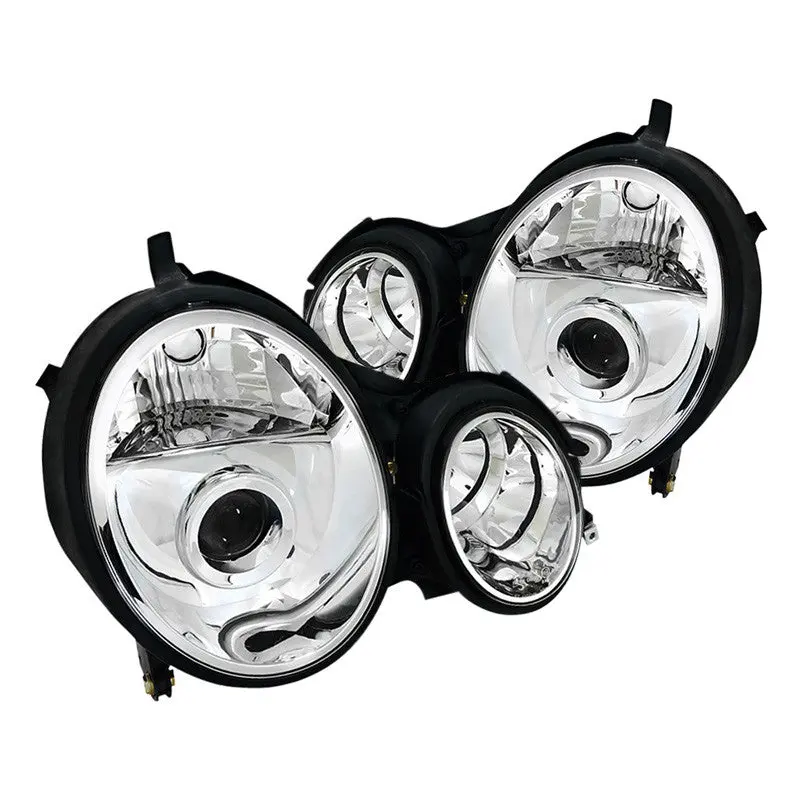 Spec-D 00-02 Mercedes W210 E Class Chrome Projector 1
