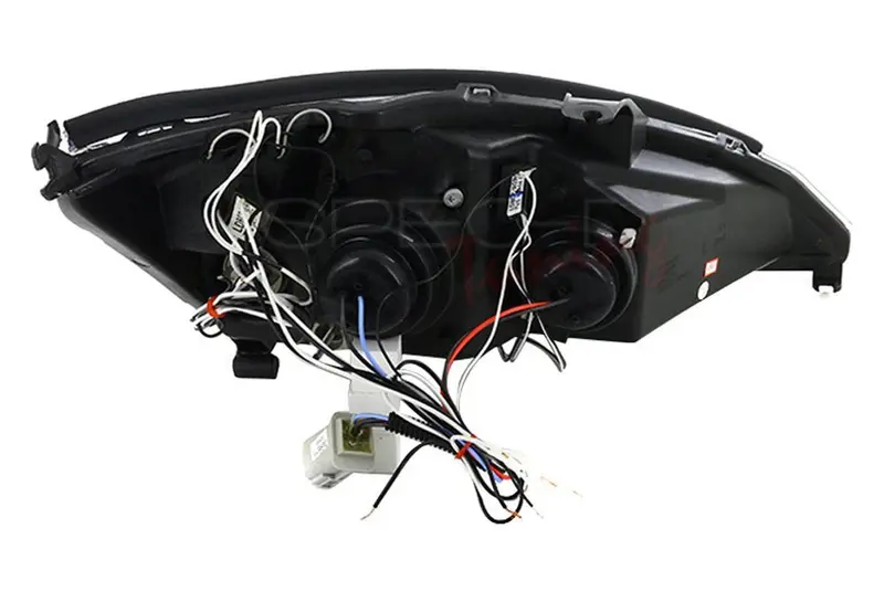 Spec-D 00-04 Ford Focus Halo Projector Headlights Chrome 2