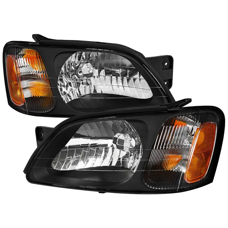 Spec-D 00-04 Legacy 03-06 Baja Sport Headlights Oem Style Black 1