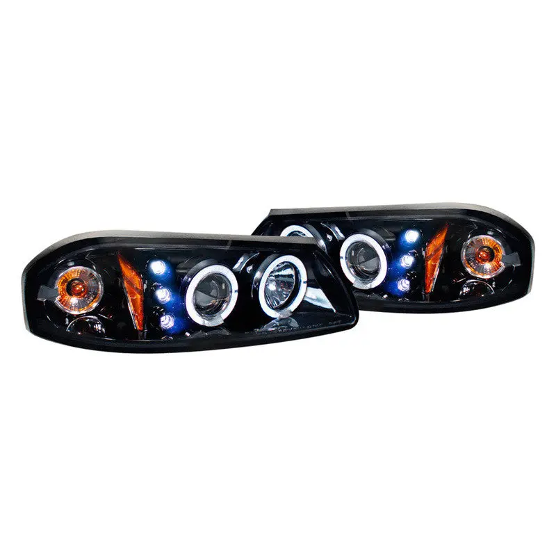 Spec-D 00-05 Chevy Impala Halo Projector Headlights Smoked 1