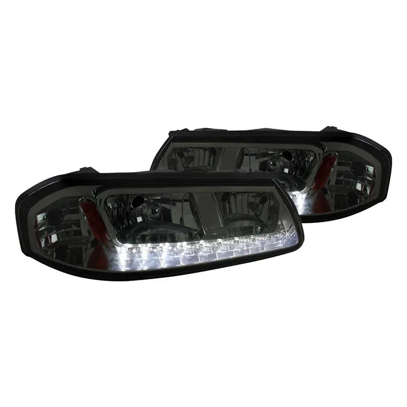 Spec-D 00-05 Chevy Impala Headlights Projector Smoked Lens 1