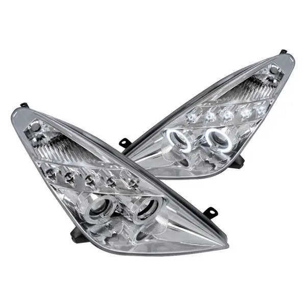 Spec-D 00-05 Toyota Celica Halo Projector Headlights Chrome 1