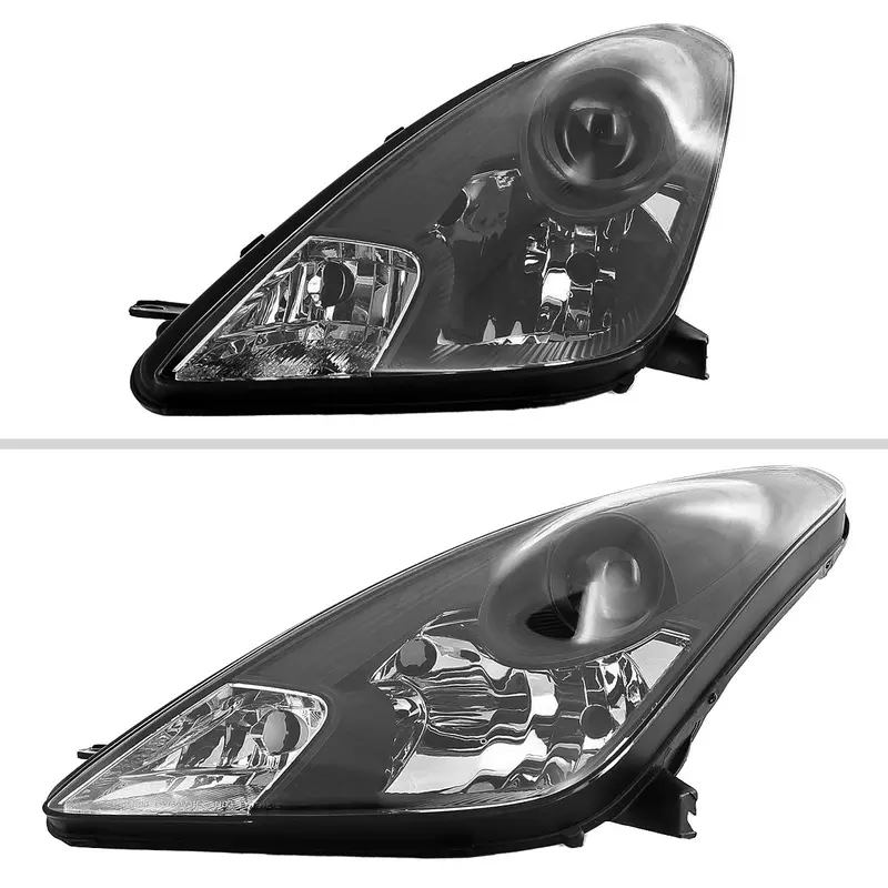 Spec-D 00-05 Toyota Celica Projector Headlights Matte Black/Clear 2