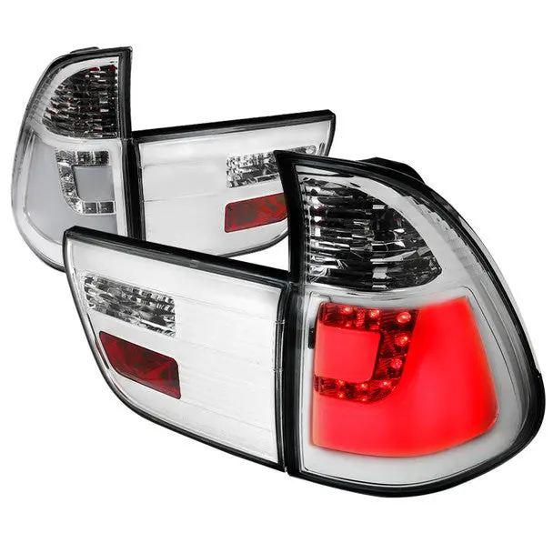 Spec-D 00-06 Bmw X5 Chrome Led Tail Lights 1