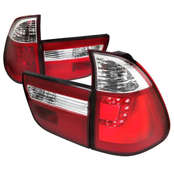 Spec-D 00-06 Bmw X5 Led Tail Lights Red 1
