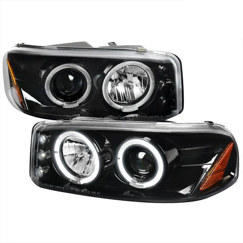 Spec-D 00-06 Gmc Denali Dual Projector Headlights Black 1