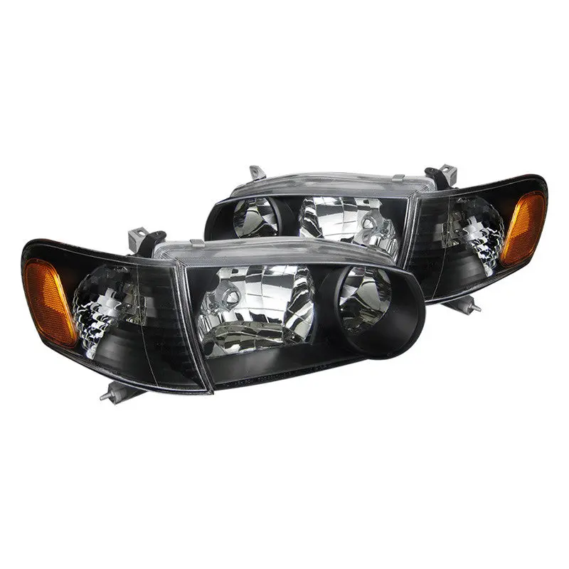 Spec-D 01-02 Toyota Corolla Black Headlights 1