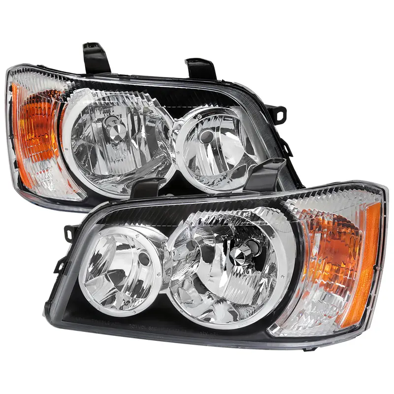 Spec-D 01-03 Highlander Headlights Oem Style Chrome 1