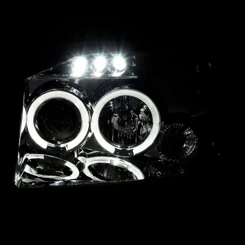 Spec-D 01-04 Nissan Frontier Led Projector Headlights Chrome 2