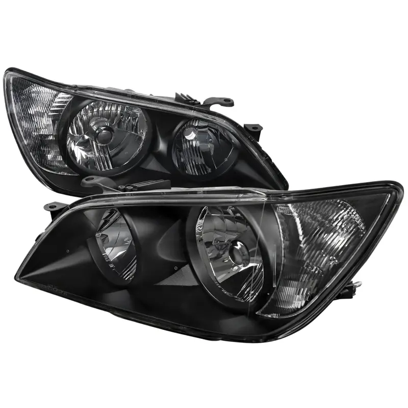 Spec-D 01-05 Lexus Is300 Crystal Headlights Oem Style Black 1