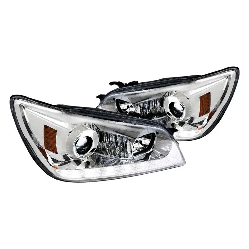 Spec-D 01-05 Lexus Is300 Projector Chrome W/Led Dtrl Headlights 1