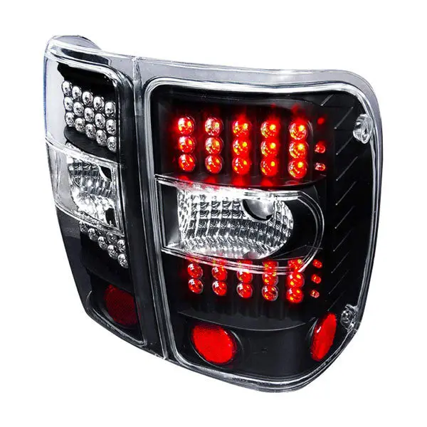 Spec-D 01-11 Ford Ranger G2 Led Tail Lights Black/Clear 1