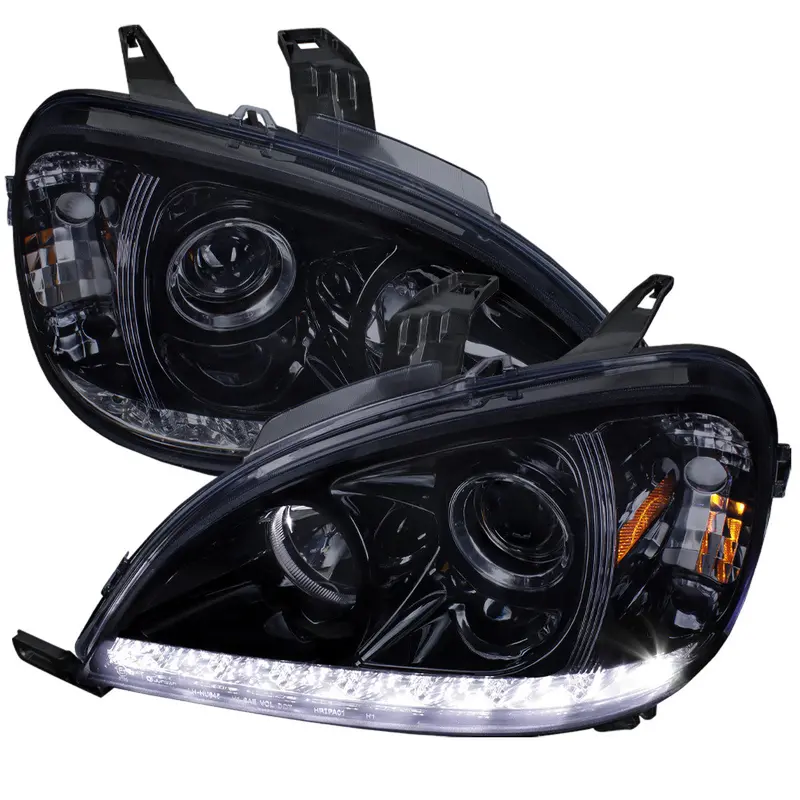 Spec-D 02-05 Mercedes Ml W163 Projector Headlights Black/Smoked 1