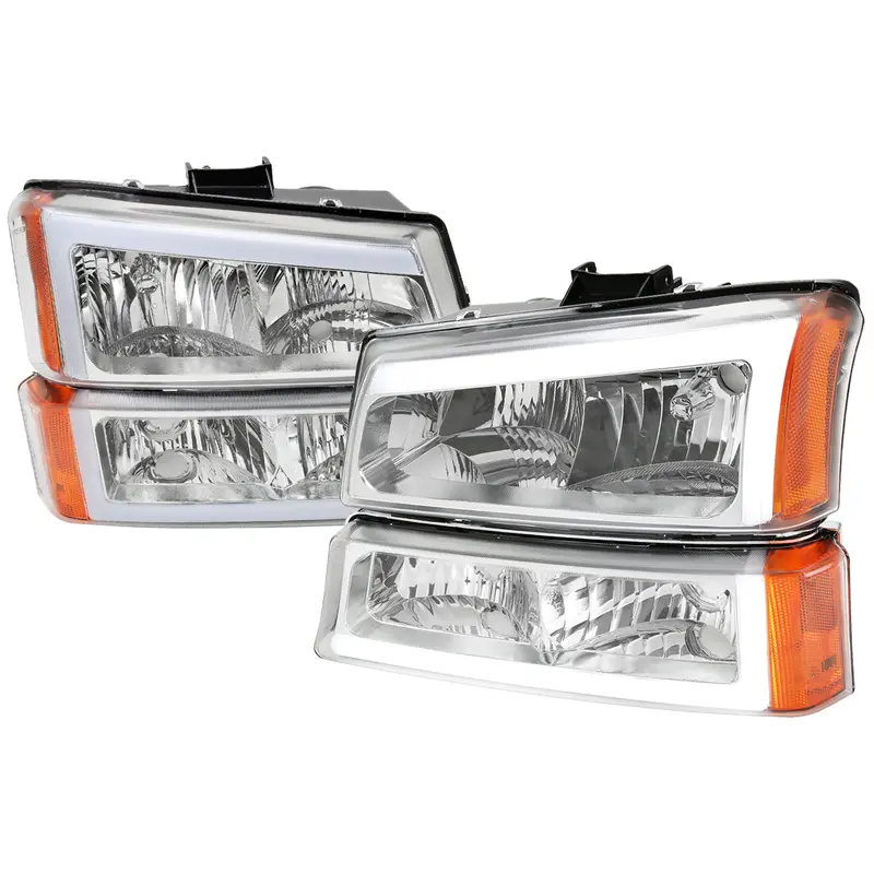 Spec-D 02-06 Avalanche/03-07 Silverado Bumper Lights Oem Style 1