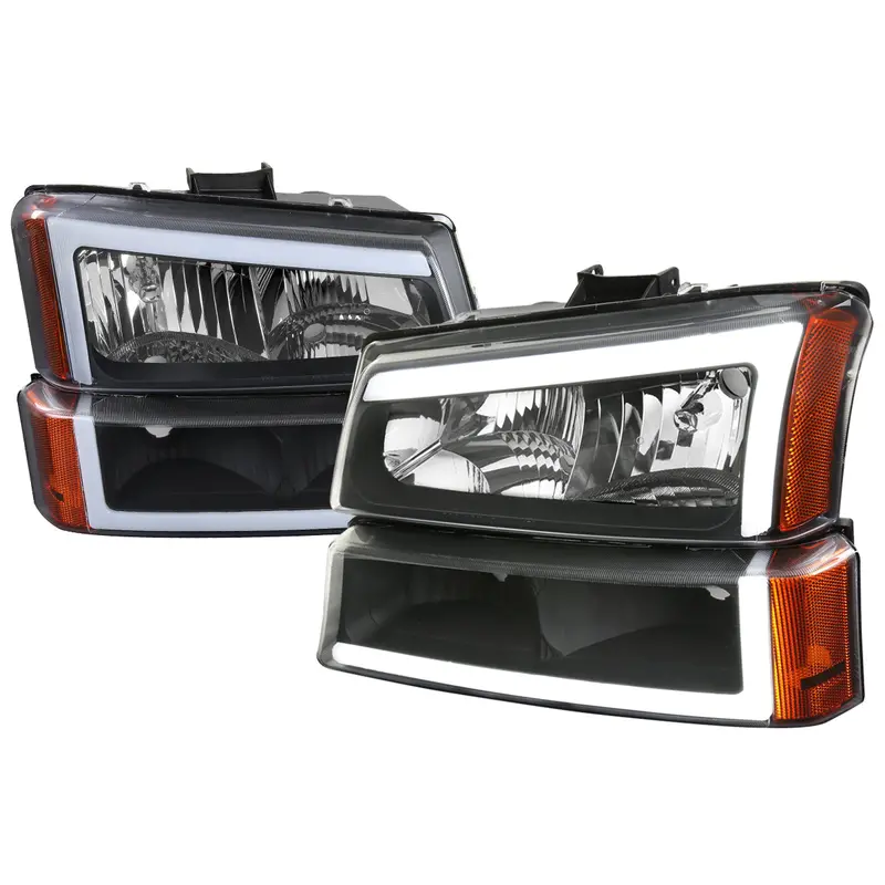 Spec-D 02-06 Avalanche 03-07 Silverado Headlights Oem Style 1
