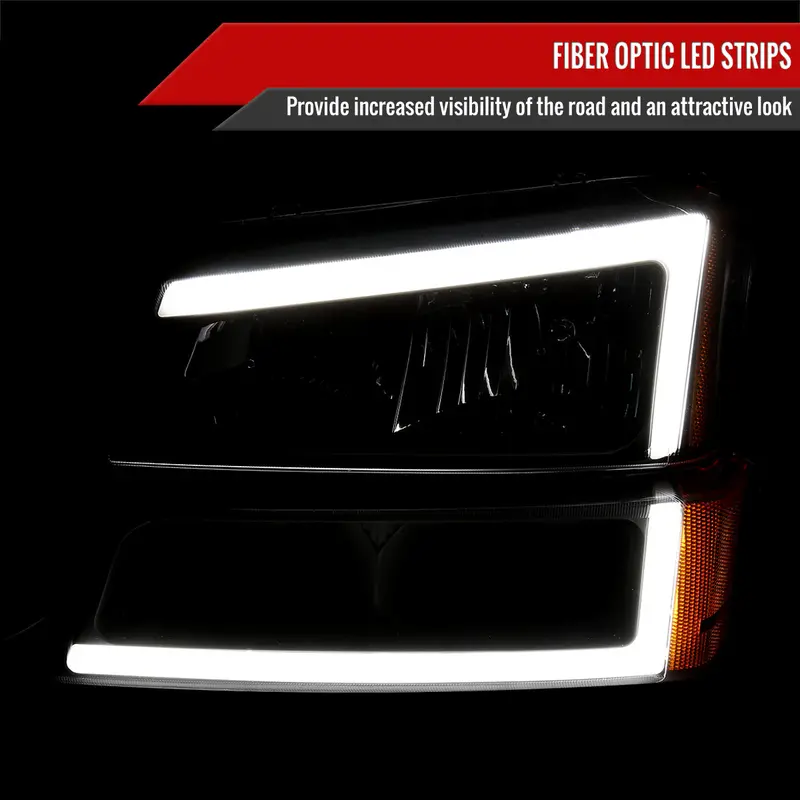 Spec-D 02-06 Avalanche 03-07 Silverado Headlights Oem Style 2