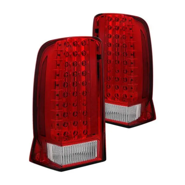 Spec-D 02-06 Cadillac Escalade Led Tail Lights Red/Clear 1