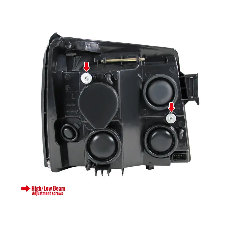 Spec-D 02-06 Cadillac Escalade Projector Headlights Black 2