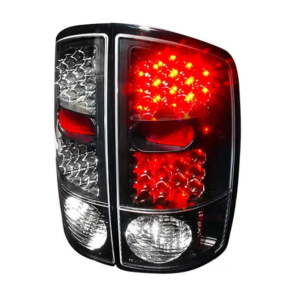 Spec-D 02-06 Dodge Ram 1500 2500 3500 Led Tail Lights Black/Clear 1