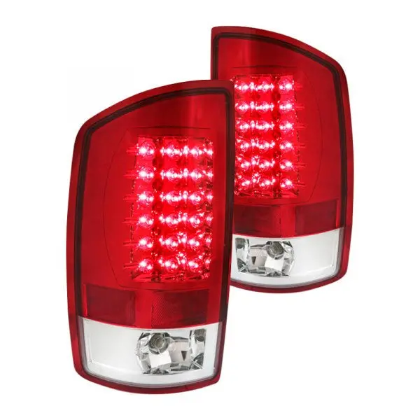 Spec-D 02-06 Dodge Ram 1500 2500 3500 Led Tail Lights Red/Clear 1