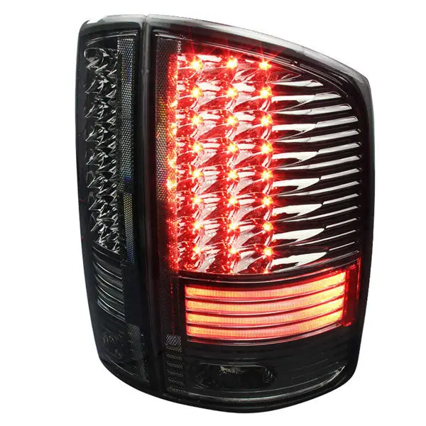 Spec-D 02-06 Dodge Ram 1500 2500 3500 Tail Lights Led V2 Smoked 1