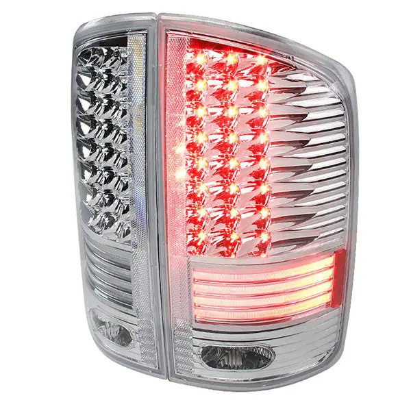 Spec-D 02-06 Dodge Ram Chrome Led Tail Lights 1