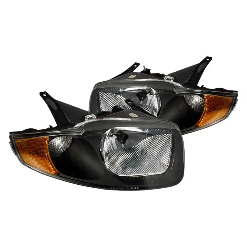 Spec-D 03-05 Chevy Cavalier Black Headlights 1