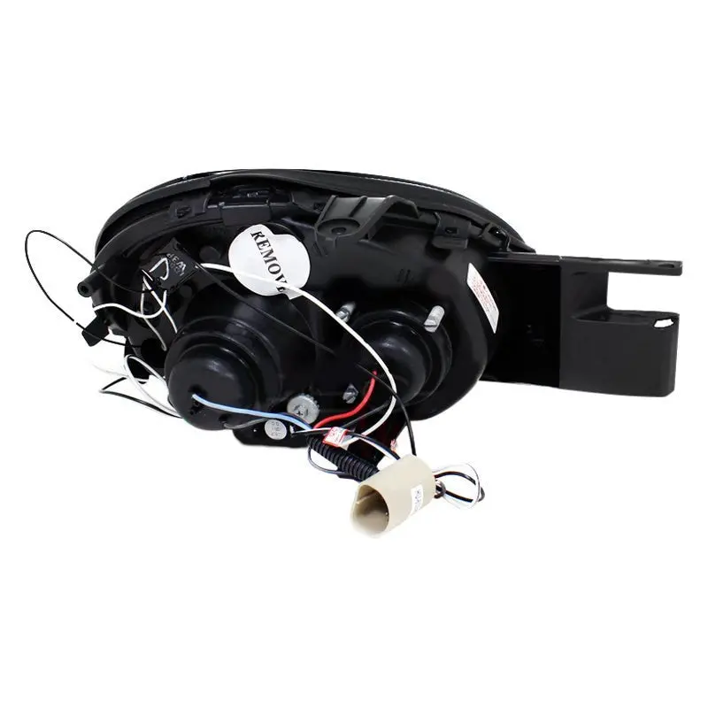 Spec-D 03-05 Dodge Neon Headlights Dual Halo Projector Led Drl Smoked 2