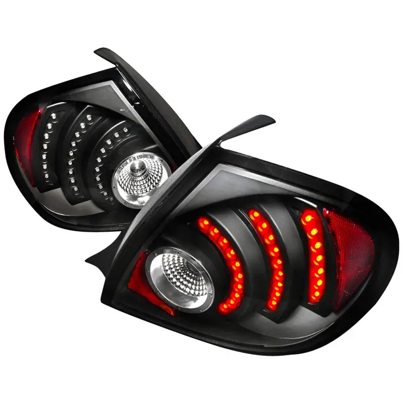 Spec-D 03-05 Dodge Neon Led Tail Lights Black 1