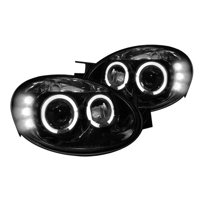 Spec-D 03-05 Dodge Neon Srt4 Led Headlights Black/Smoked Lens 1