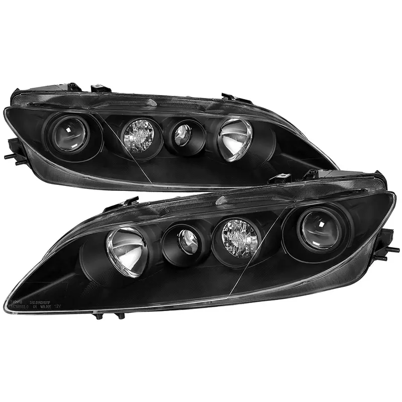 Spec-D 03-05 Mazda 6 Headlights Oem Style Projector Black 1