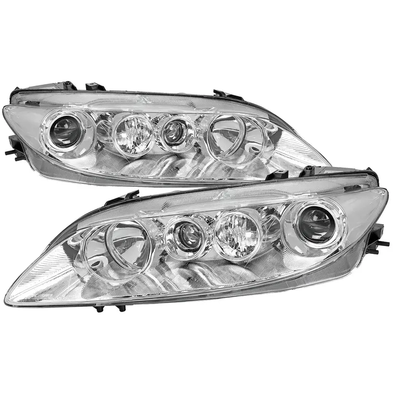 Spec-D 03-05 Mazda 6 Oe Style Projector Headlights Chrome 1