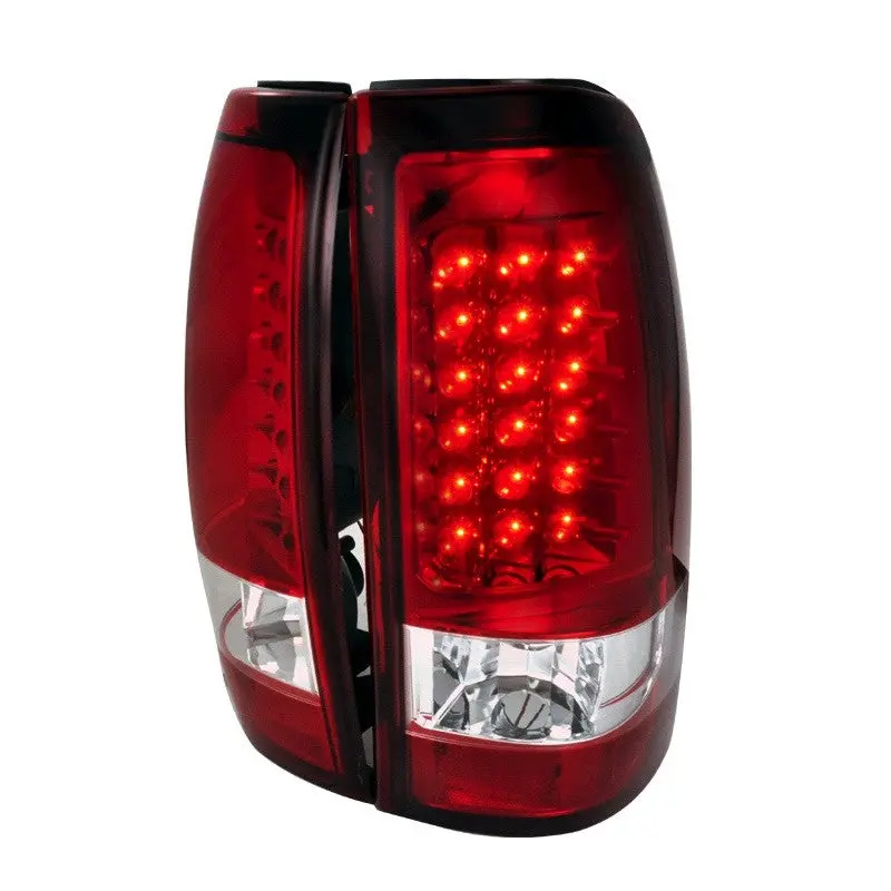 Spec-D 03-06 Chevy Silverado Gmc Sierra Tail Lights Led Red/Clear 1