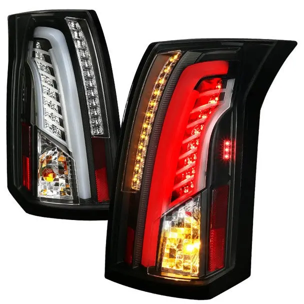 Spec-D 03-07 Cadillac Cts Led Tail Lights Black 1