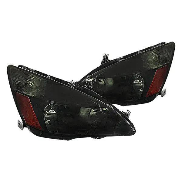 Spec-D 03-07 Honda Accord Smoked Headlights 1