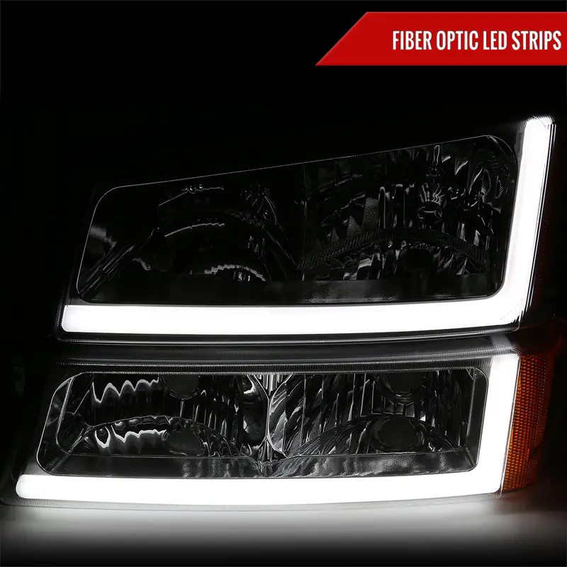 Spec-D 03-07 Silverado/02-06 Avalanche Bar Oe Style Headlights 2