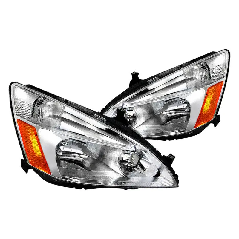 Spec-D 03-08 Honda Accord Chrome Headlights 1
