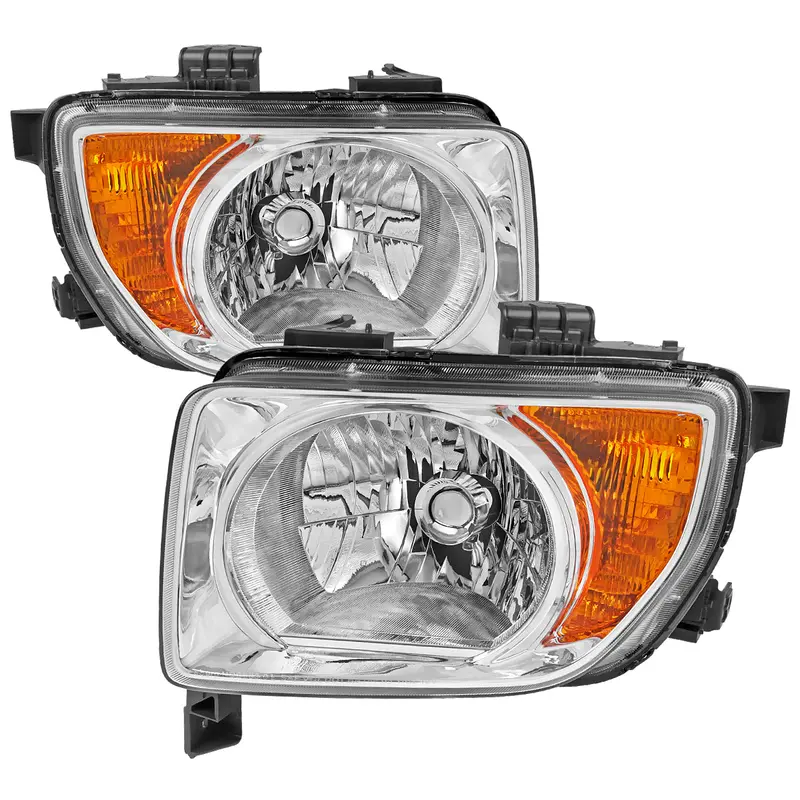Spec-D 03-08 Honda Element Headlights Oem Style Matte Black 1