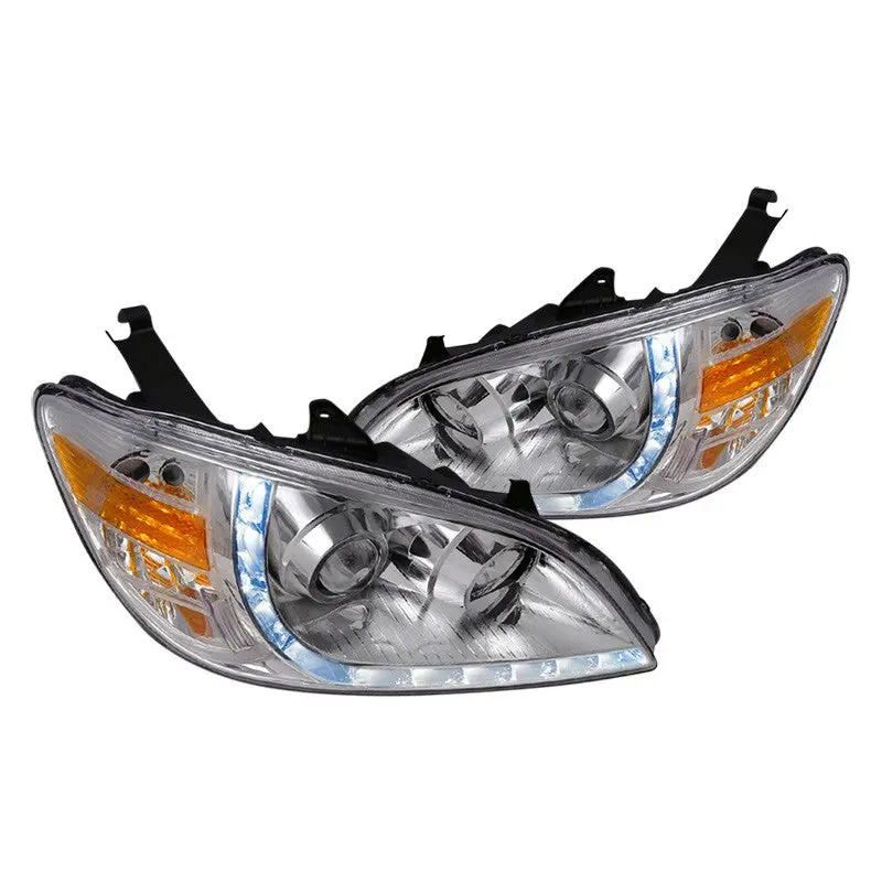 Spec-D 04-05 Honda Civic R8 Projector Headlights Chrome 1
