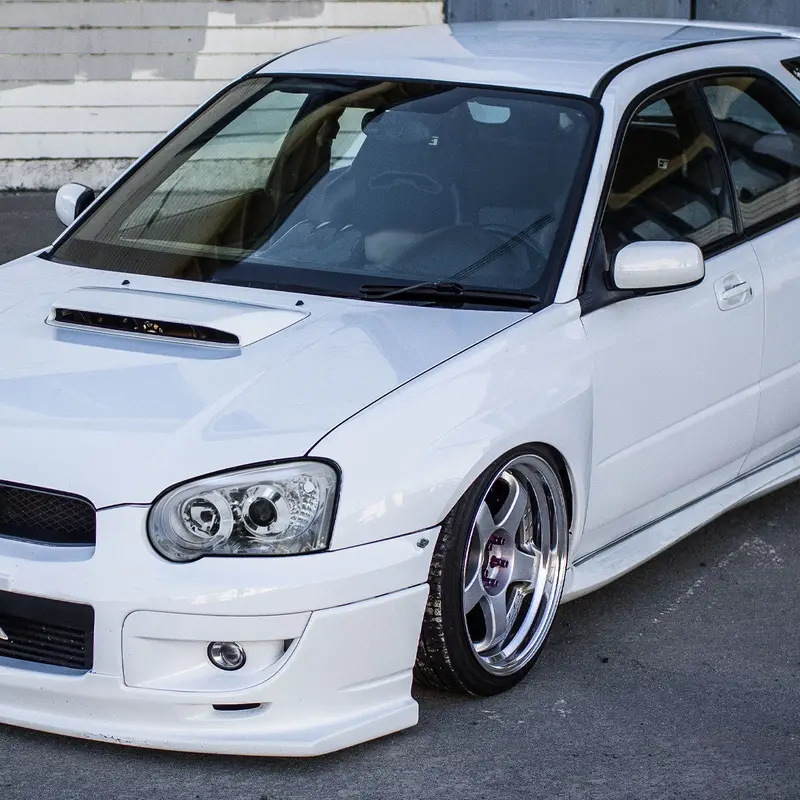 Spec-D 04-05 Impreza Outback Wrx Projector Headlights Chrome 2