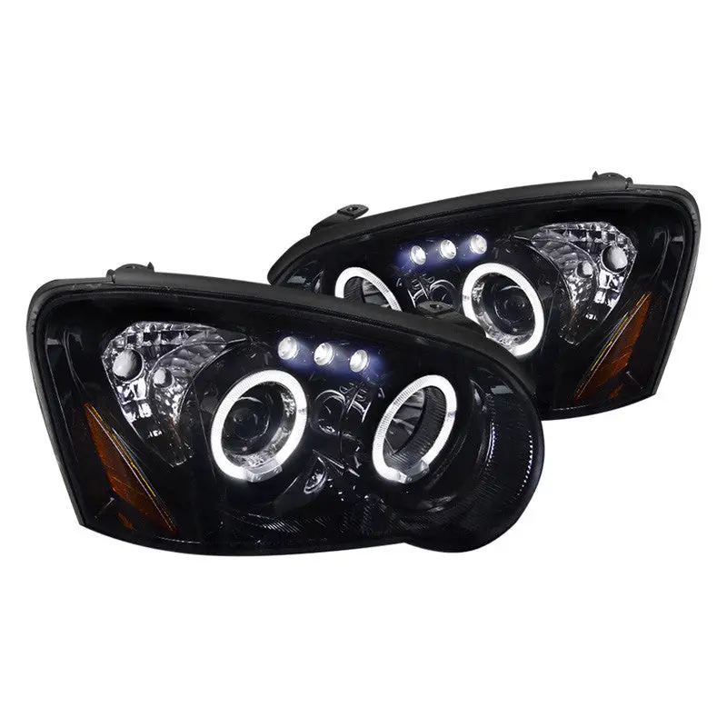 Spec-D 04-05 Subaru Impreza Wrx/Sti Projector Halo Headlights Black/Smoked 1