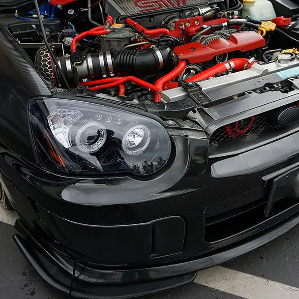 Spec-D 04-05 Subaru Impreza Wrx/Sti Projector Halo Headlights Black/Smoked 2