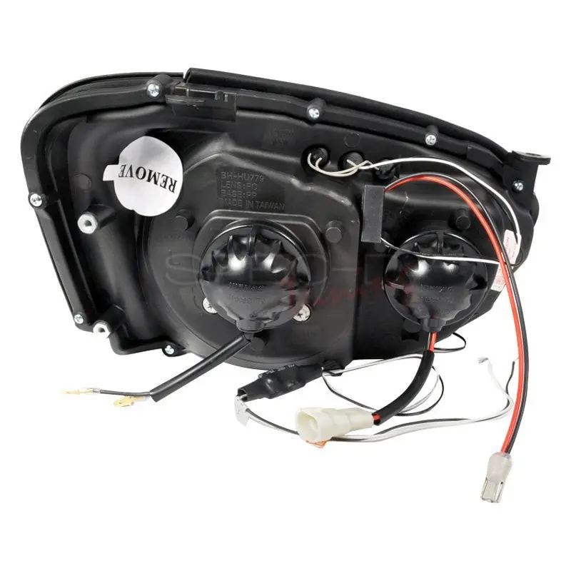 Spec-D 04-05 Subaru Impreza Wrx/Sti Projector Halo Headlights Chrome/Clear 2