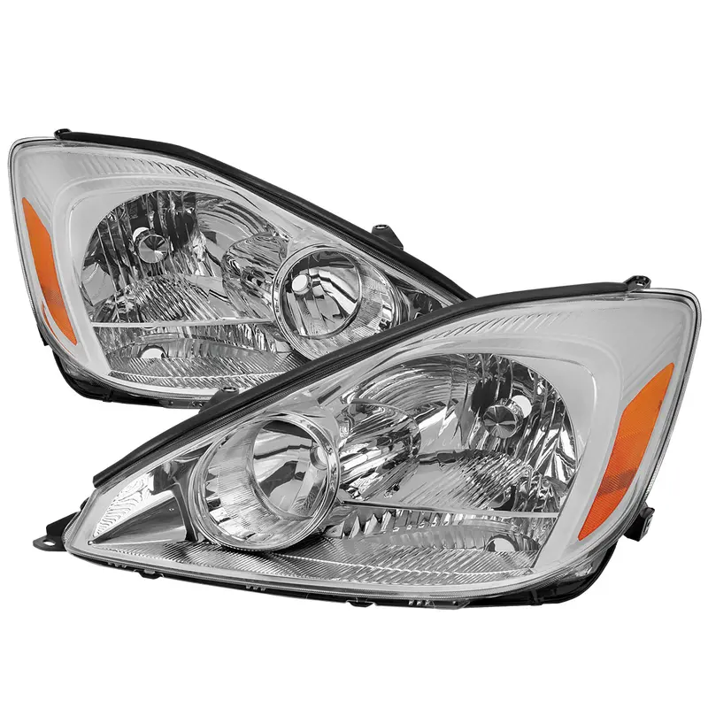 Spec-D 04-05 Toyota Sienna Headlights Oem Style Clear Amber 1