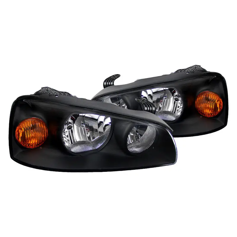 Spec-D 04-06 Hyundai Elantra Crystal Headlights Black 1
